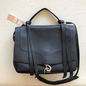 NWT Rebecca Minkoff Stella Satchel Black